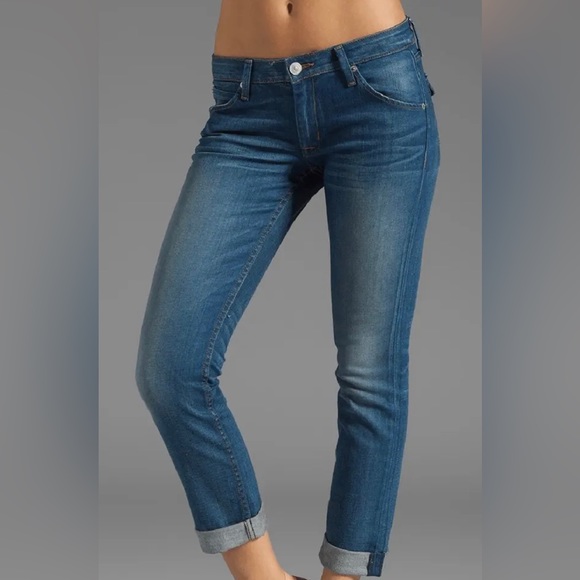 Women’s Hudson Jeans Bacara Cropped Straight Cuffed Size 26 - Picture 1 of 8